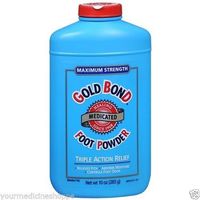 Gold Bond Medicated Foot Powder Triple Action 10 OZ (Pack of 3)