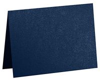 #17 Mini Folded Card (2 9/16 x 3 9/16) - Lapis Metallic - Stardream (250 Qty.) | Perfect for Flower Cards, Place Cards, Notes, Invitation Inserts, Personal Stationery and More! | 5080-M211-250