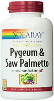 Solaray Pygeum and Saw Palmetto with Cranactin Supplement, 180 Count