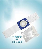 YAMEIJIA Bags Ostomy Belt Drainable Urostomy Bag After Colostomy Ileostomy Pouch Ostomy Belt with Bag1pc belt-100pcs Bags