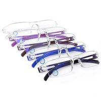 Blue Light Blocking Computer Reading Glasses - AQWANO 5 Pack Clear Frame Rimless Readers Anti Glare Filter Lightweight Eyeglasses for Women Men (5 Pack Mix Color, 2.00)