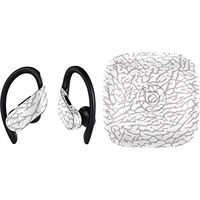 Skinit Decal Audio Skin for PowerBeats Pro - Originally Designed Elephant Print White Design