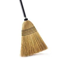 O-Cedar Heavy Duty Commercial 100% Corn Broom with Solid Wood Handle (Pack - 6)