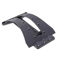 SUPVOX 2PCS Back Support Stretcher Magnetic Spine Stretcher Lumbar Support Massager Posture Corrector (Black)