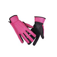 Yjdr Women's Sunscreen Gloves Summer Sunshine Short Gloves Driving Slip Anti-UV Thin Section Outdoor Riding Sports Gloves Women (Color : Red)
