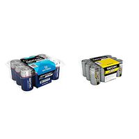 Rayovac C Batteries, Alkaline C Cell Batteries (12 Battery Count) & D Batteries, Ultra Pro Alkaline D Cell Batteries (12 Battery Count)