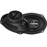 Massive Audio MX693 MX Series Coaxial Speakers. 120 Watts, 4 Ohm, Heavy Duty 6x9 Inch 3 Way Speakers. Enjoy Crystal Clear Sound with These Great Coaxial Speaker System (Sold in Pairs)
