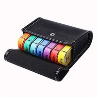 Yxsd 4 Grids Weekly Portable Convenient Moisture-Proof Lightweight Compact Travel Household Pill Organizer Dispenser Prescription Medication Wallet Pill Box 13X11.5X4cm