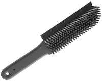 SWEEPA Rubber Brush for Cleaning, Grooming, Lint and Fur Removal. Home and Auto. (Black)