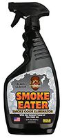 Smoke Eater - Breaks Down Smoke Odor at The Molecular Level - Eliminates Cigarette, Cigar or Pot Smoke On Clothes, in Cars, Boats, Homes, and Office - 22 oz Travel Spray Bottle (Black Glacier)