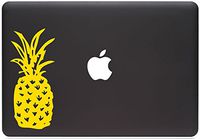 Yadda-Yadda Design Co. Pineapple - Vinyl Laptop or MacBook Decal (3" w x 6.5" h) (Yellow)