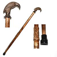 Nautical World Walking Stick Raven Crow Handle Wood Cane Classic Style Wooden Cane for Men and Women, Affordable Gift Decorative Walking Cane Fashion Statement for Men/Women/Seniors/Grandparents! ITE
