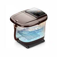 YXMxxm Foot Spa Massager with Heated Bath,8 Massage Rollers, Oxygen Bubbles Massage, Digital Adjustable Temperature Control