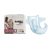 Bambo Nature Disposable Diapers, Size 3, 9-20 lbs. - Pack of 33