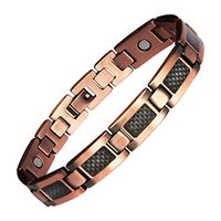Mens Copper Magnetic Therapy Link Bracelet Pain Relief for Arthritis and Carpal Tunnel Fashion Jewelry for Men (style1)