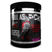 Rich Piana 5% Nutrition Full As F*ck Overdosed Nitric Oxide Boosting Preworkout Energy Drink Workout Powder, Insane Pump, Strength Gains & Endurance, Aminos, L-Citrulline, Agmatine (Wildberry)