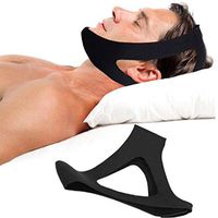 Erholi New Unisex Anti Snoring Device Stop Snoring Chin Adjustable Strap Chin Strips