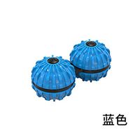 Newly Developed in 2020. One-Piece Decompression Massage Ball for Soothing Massage. Legs, Shoulders, Waist, Hands, Whole Body Handheld Massage (Blue)
