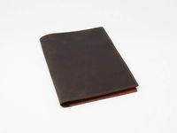 Notepad Holder Leather Notepad Holder Legal Pad Holder Notebook Holder Crazy Horse Leather Padfolio - Business Gift - Made in USA (Darknut)