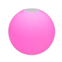 uuffoo LED Ball Light with Speaker, Portable Floating Ball Light Speaker RGB Rechargeable Mood Night Light Suspended in The Swimming Pool(20cm/7.87'')