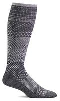 Sockwell Women's Micro Grade Moderate Graduated Compression Sock, Charcoal - Medium/Large