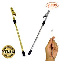 Gold Silver 2 Pcs Hands Bracelet Helper Stick Tool Aids Women with Bracelet, Watch Clasps, Ties, Zippers