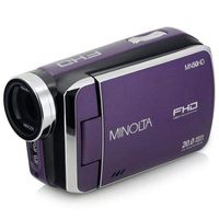 Minolta MN50HD 1080p HD Video Camera Camcorder (Purple) Includes 8GB Card
