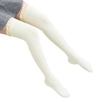 Hot Sale!!! Womens Thigh High Socks,Jushye Christmas Over The Knee Long Socks Lace Thigh High Stocking Socks (White)