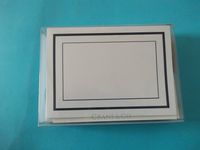 Crane CC3850 Preppy Correspondence Fluorescent White 10 Cards 10 Envelopes 4 3/8" x 6 9/16" Limit 1 Per Customer