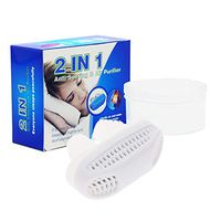 2-in-1 Anti Snoring Devices, 2019 Upgrade Snoring Solution Nasal Dilator, Ease Breathing Comfortable Sleeping Snore Stopper Reduce Snoring Sleeping Aid Device,Healthy Sleeping Helper (White)