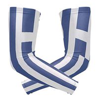 Anyangquji Greek Flag Arm Sleeve Protectiv for Man Elbow Brace for Arthritis (1 Pair)