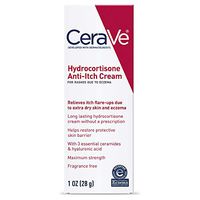 CeraVe Hydrocortisone Cream 1% | 1 Ounce | Eczema Treatment & Dry Skin Itch Relief Cream | Packaging May Vary