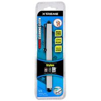 Xtreme Basic Touch Screen Stylus with Micro Fiber Cloth - Retail Packaging - White