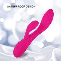 Cordless Handheld Rechargeable Personal Wand Massager with Strong Vibration, Whisper Quiet,Waterproof for Back, Relieves Stress (Pink)