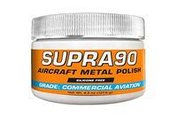 Supra90 Aircraft Metal Polish (4.5oz) for Airplane Painted Surfaces - Removes Jet Blast & Fuel Stains, Meets Boeing and Airbus Requirements