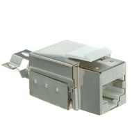 ACL RJ45 Female to 110 Punch Down Shielded Cat5e Keystone Jack, 2 Pack