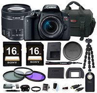 Canon EOS Rebel T7i DSLR Camera w/18-55mm Lens + Filter kit & 32GB Accessory Bundle