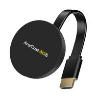 5G WiFi Display Dongle Wireless HDMI Transmitter, 1080P HD Mini Display for iOS/Android/Windows/Mac, Supports Airplay/Airplay Screen mirroring/Miracast/DLAN/Chrome APP Cast/Windows WiDi