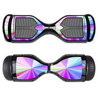 Mightyskins Skin Compatible With Swagtron T1 - Rainbow Zoom | Protective, Durable, And Unique Vinyl Decal Wrap Cover | Easy To Apply, Remove, And Change Styles | Made In The Usa