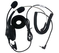 SUNDELY Single Ear Boom Mic Headphone for Lucky Goldstar (LG) Motorola NEC Nextel Panasonic Polycom Telephone/IP Phone with 2.5mm 1-pin Connector