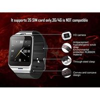 Smart Watch Phone YOOME Aplus GV18 Unlocked Quad-band Smartphone Wristwatch Support NFC GSM SIM Card SD Card Camera Pedometer for Android Samsung S4/S5/S6/S7 HTC Sony LG and iPhone (Black)