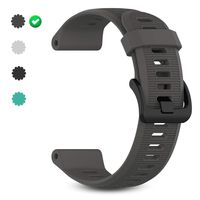 CharmingElf Compatible with Garmin Fenix 5 Band 22mm Width Wacth Straps for Fenix 5/Fenix 5 Plus/Fenix 6/Fenix 6 Pro/Forerunner 935/Forerunner 945/Quatix 5/Approach S60 (1PCS Gray)