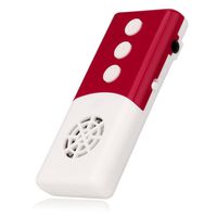 MChoice Mini USB MP3 Music Media Player Light Support 16GB Micro SD TF Card Speaker (Red)
