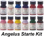 Angelus Leather Paint Set of 12 1 Oz