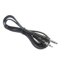3.5mm Male to Male Aux Cord Stereo Jack Audio Extension Cable for Smartphone Laptop Desktop 3.9ft Black 1pcs