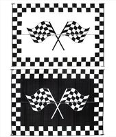 Ming's Mark RF-9121 9 X 12 Racing Flag Mat by Ming's Mark