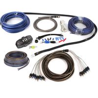 NVX Audio 100% Copper 4 Gauge Car Amp Install Kit w/ 5-6 Channels RCA, Up To 1000 Watts RMS [XKIT46]