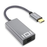 Onvian USB 3.1 Type-C to Mini DisplayPort Display Adapter, USB-C to Mini DP Adapter Support 4K 60Hz Compatible for MacBook, MacBook Pro, LED Cinema Display, Mini DP Monitor- Alumium Alloy Shell