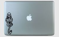Death Eater Symbol Vinyl Decal Sticker White