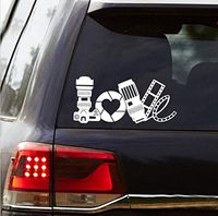CELYCASY Camera Love Vinyl Decal - Photography Decal - Photographer Heart Custom Sticker - Car Decal - Laptop Decal - Photography Business Decal